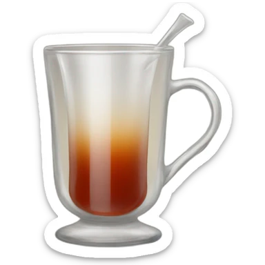 traditional turkish tea glass sticker