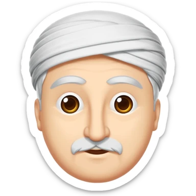 Mavi şapkalı gülen deli yüz sticker