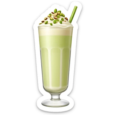 Lassi white coloured with punjabi touch sticker