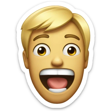 price tag with FOMO yet surprise face  sticker