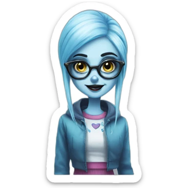 Ghoulia sticker