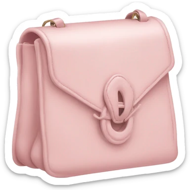 Pastel Pink coquette handbag  sticker