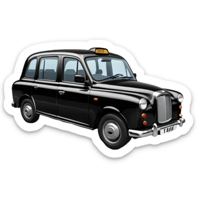 london black taxi sticker