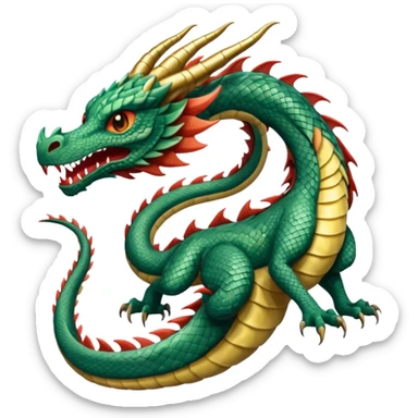 Mušḫuššu, ancient Mesopotamian dragon sticker