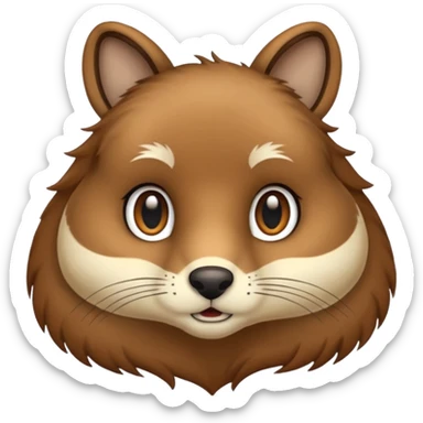 Danish doe wisk sticker