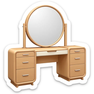 modern DRESSING TABLE sticker