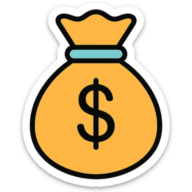 money bag sticker
