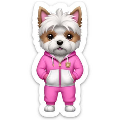 Juicy couture highland terrier sticker