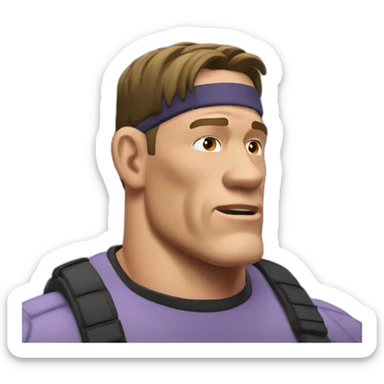 John-cena-sideprofile sticker