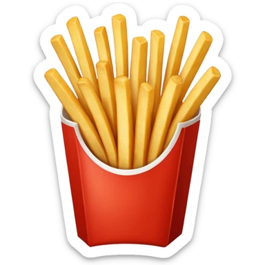 Porzione di patatine grande sticker