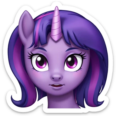 twilight sparkle from my little pony sticker