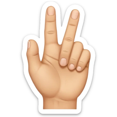 "A hand emoji gesture where the fist is closed, and the thumb is poking out between the index and middle fingers." 👊 sticker