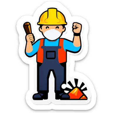 Miner sticker