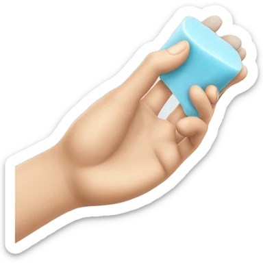 Handing soap to someone who stinking  sticker