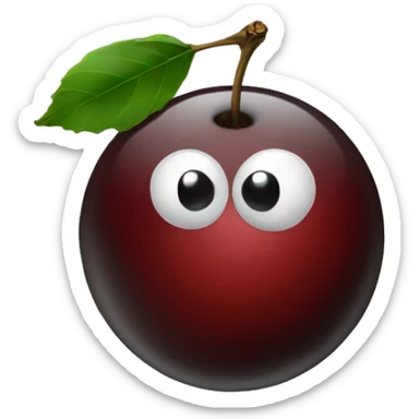 8 ball cherries sticker