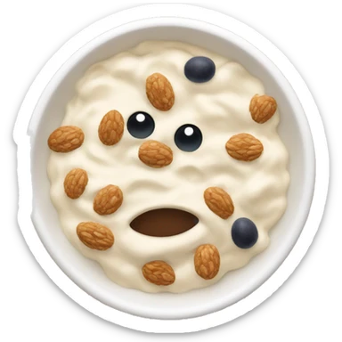 muesli with oatmilk sticker