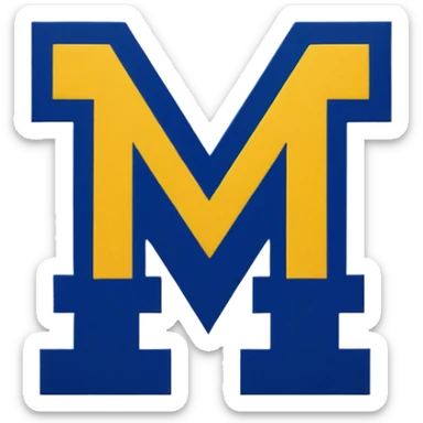 University of Michigan M sticker