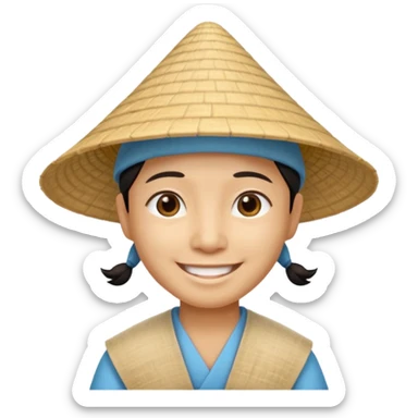 vietnamese villager sticker