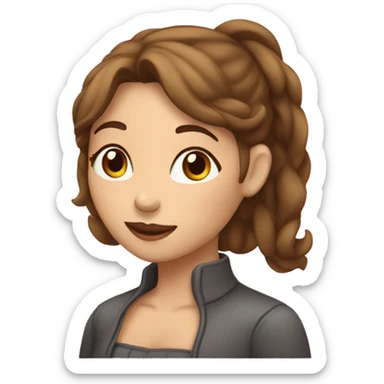 Femme qui envoie des bisous avec la main sticker