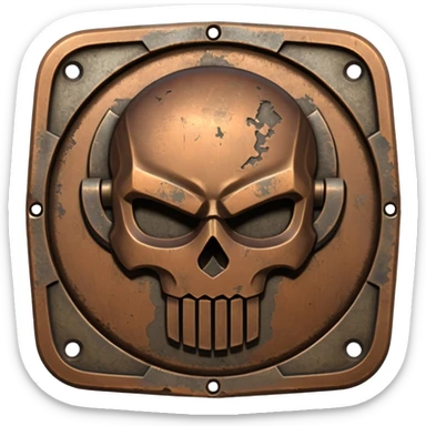 dirty old faction emblem sticker