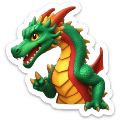 dragon-pokie-rouge-très-grand-flamme-queue sticker