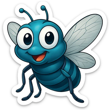 can you mix these two images, make it 3d cartoony and cute. trasparent background sticker