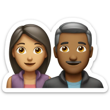 men and woman 25 years sticker