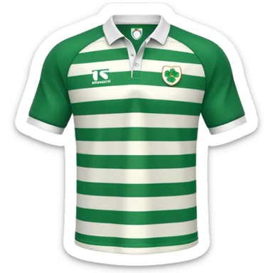 Irish rugby jersey sticker