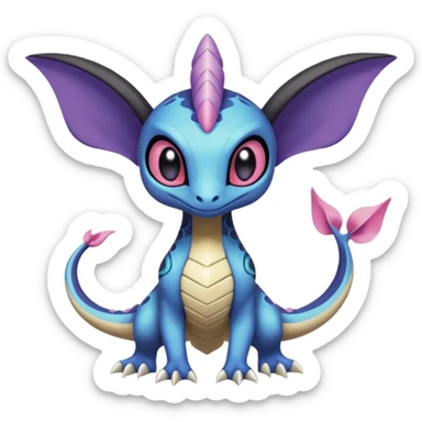 Meloetta-Cresselia-Palkia-Spyro-Toothless-Stitch-Pokémon-Fakémon-creature-hybrid sticker