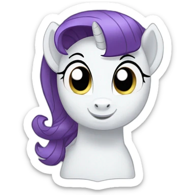 Rarity mlp sticker