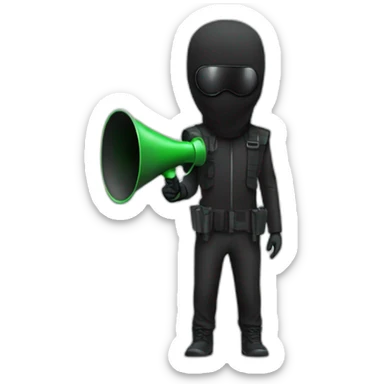 Matrix Hacker Holding A Funnel sticker