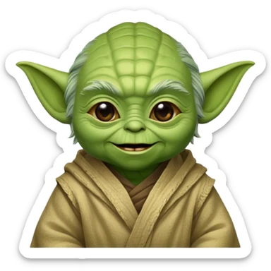 Yoda with the text 6 7 nothing else sticker