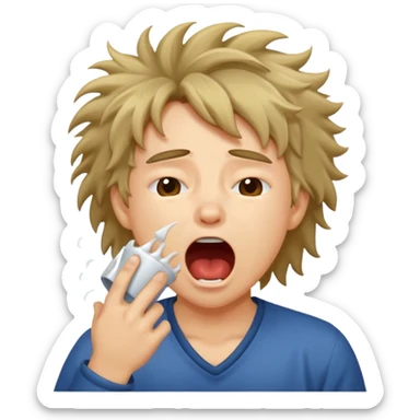 get up in the morning sticker