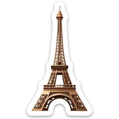 create a n emoji of tour eiffel sticker