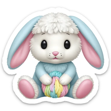 jellycat bunny sticker