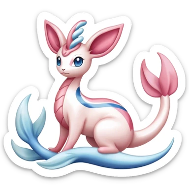 Milotic-Sylveon-Primarina-Pokémon full body sticker