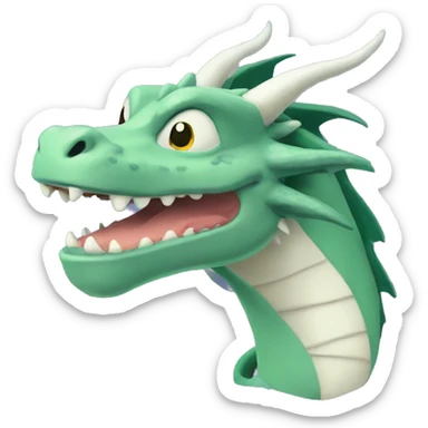 Spirited away haku dragon sticker