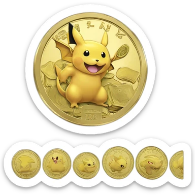 pokemon halloween money puregold coin pokecoin pokedollar dollar sticker