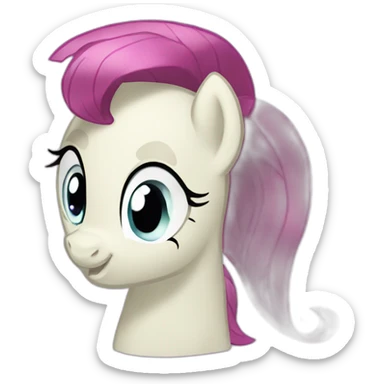 Rarity my little pony sticker
