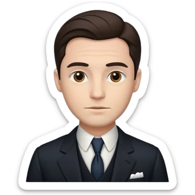 victoria man in 1900's sticker