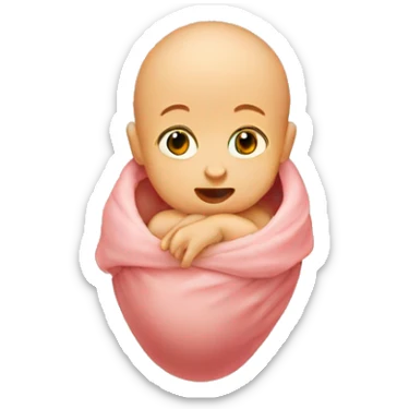 Baby in womb sticker