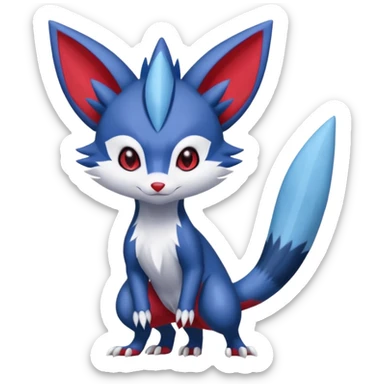 Sneasel-Weavile-Furret-fusion sticker