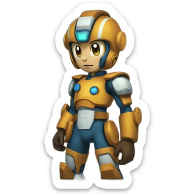 Mega Man Legends sticker
