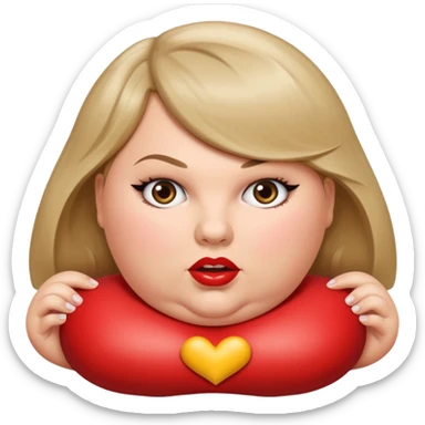 Taylor swift obesity  bigger bigger bigest take up the full screen  dying sticker