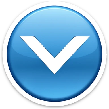 Verified blue tick sticker