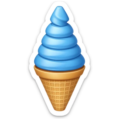 Cono francese blu sticker