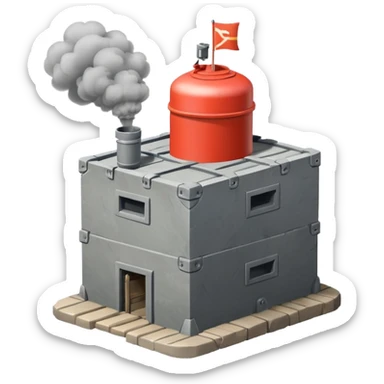 Emojis to fit in with the game hell let loose - garrisons, outposts, smoke, tanks, supply drops, airheads sticker
