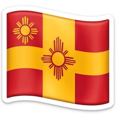 New Mexico flag sticker