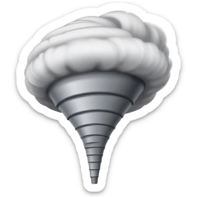 tornado swirling wind funnel sticker