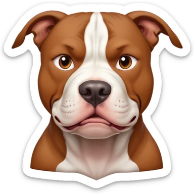 Ferocious pitbull  sticker